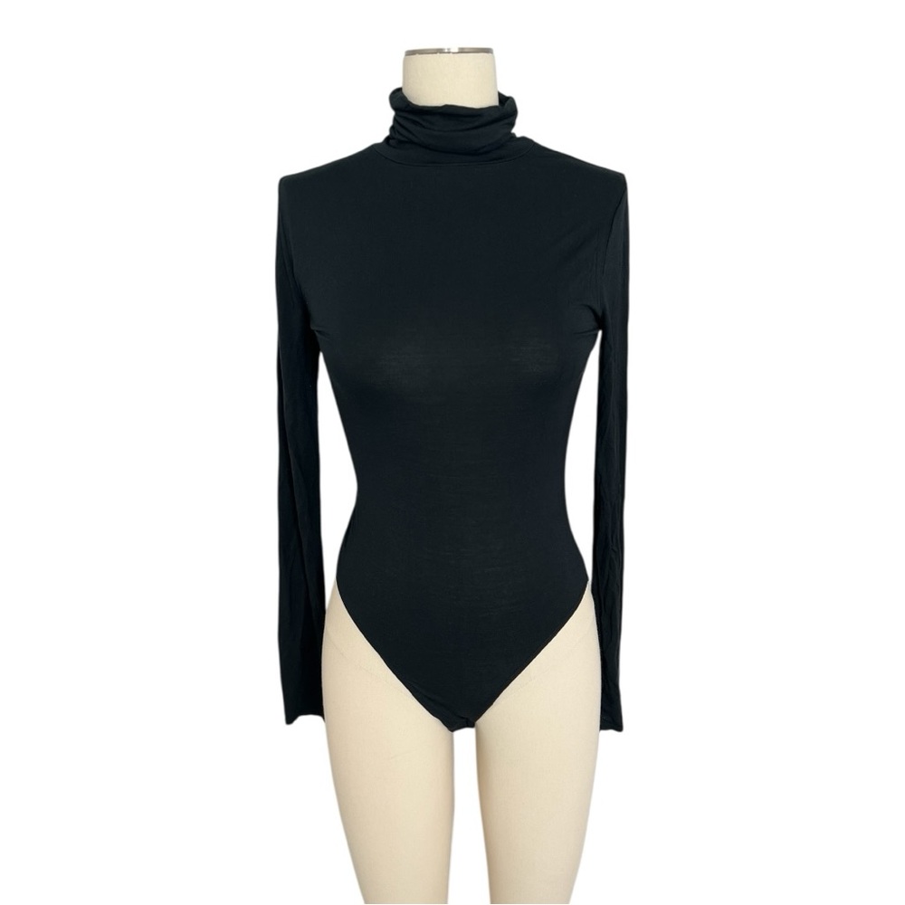 Hill House Black Turtleneck Bodysuit S